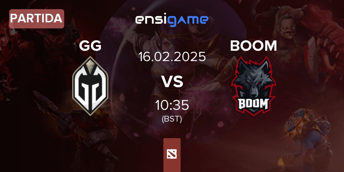 Partida Gaimin Gladiators GG vs BOOM Esports BOOM | 16.02