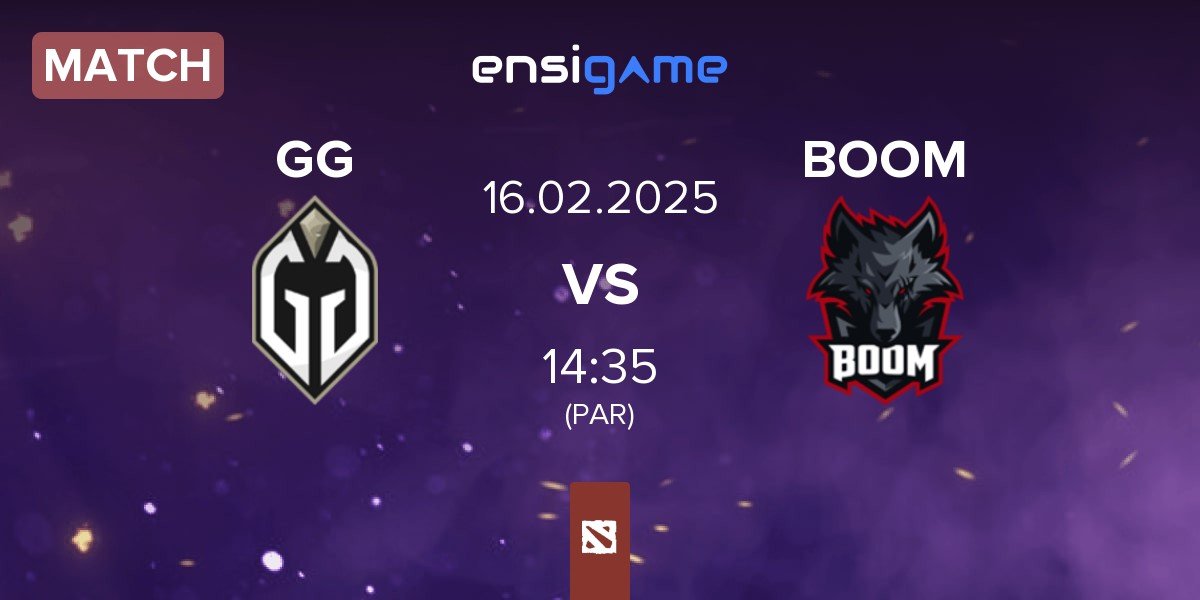 Match Gaimin Gladiators GG vs BOOM Esports BOOM | 16.02