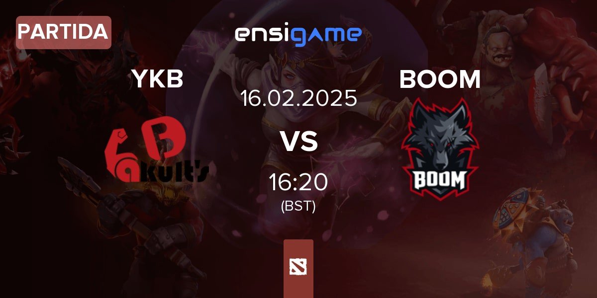 Partida Yakult Brothers YKB vs BOOM Esports BOOM | 16.02