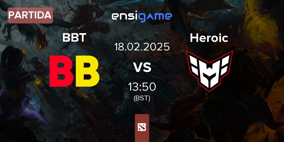 Partida BetBoom Team BBT vs Heroic | 18.02