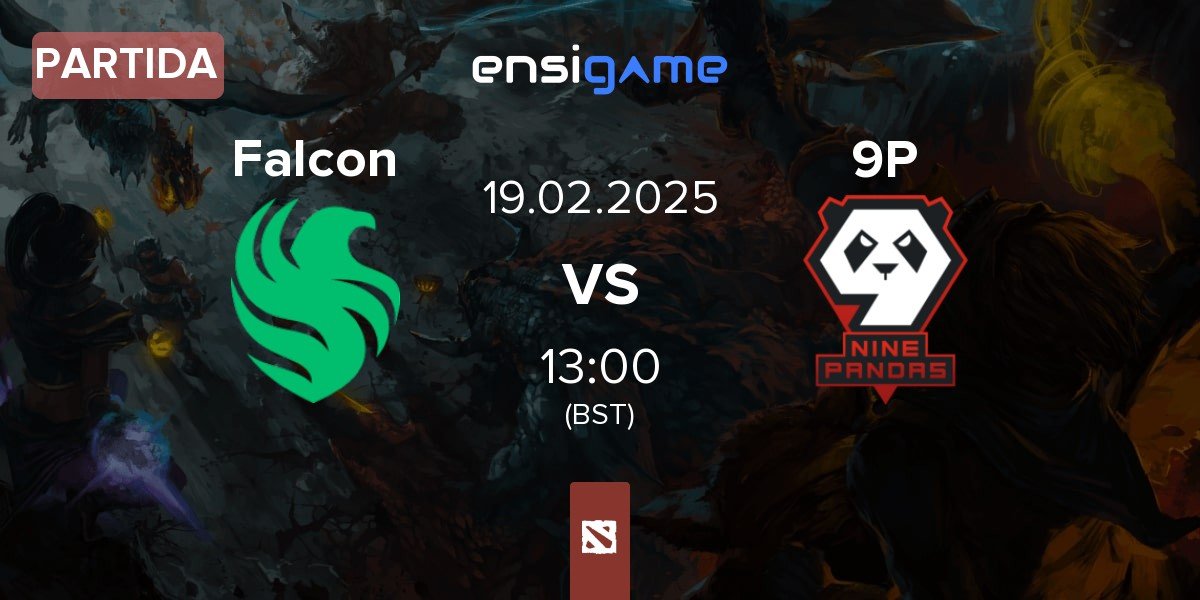 Partida Team Falcons Falcon vs 9Pandas 9P | 19.02