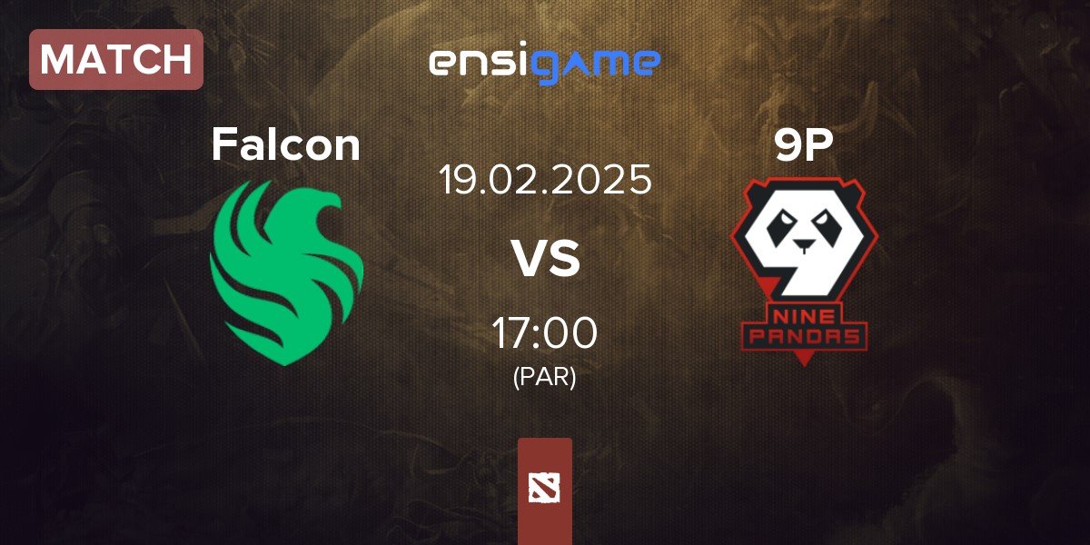 Match Team Falcons Falcon vs 9Pandas 9P | 19.02