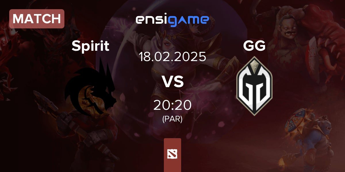 Match Team Spirit Spirit vs Gaimin Gladiators GG | 18.02