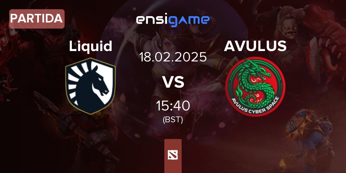 Partida Team Liquid Liquid vs AVULUS | 18.02