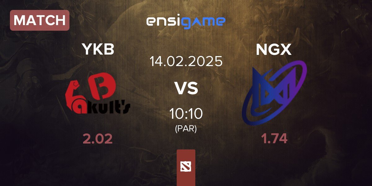 Match Yakult Brothers YKB vs Nigma Galaxy NGX | 14.02