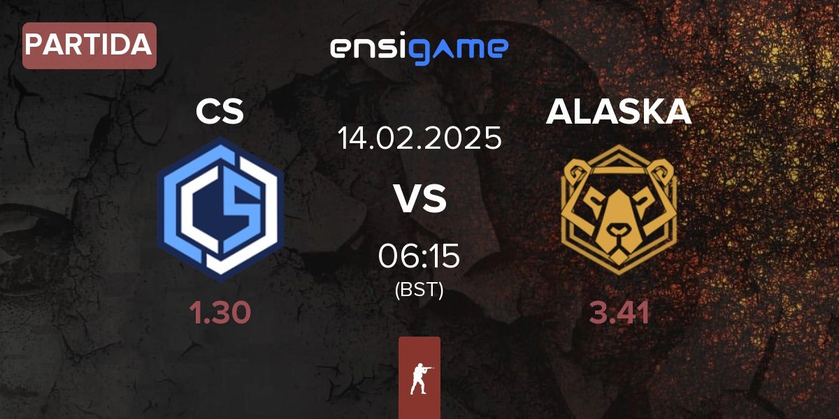 Partida CYBERSHOKE Esports CS vs ALASKA | 14.02