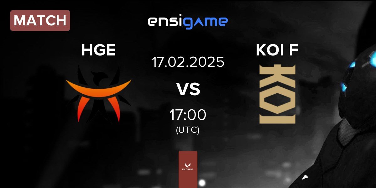 Match Happy Game Esport HGE vs KOI Fénix KOI F | 17.02