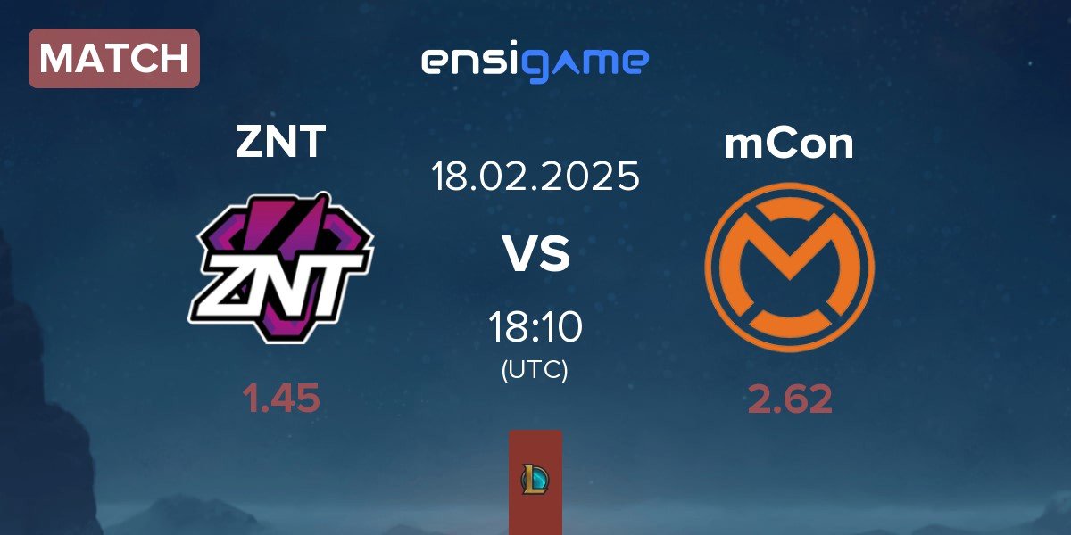 Match ZennIT ZNT vs mCon esports mCon | 18.02