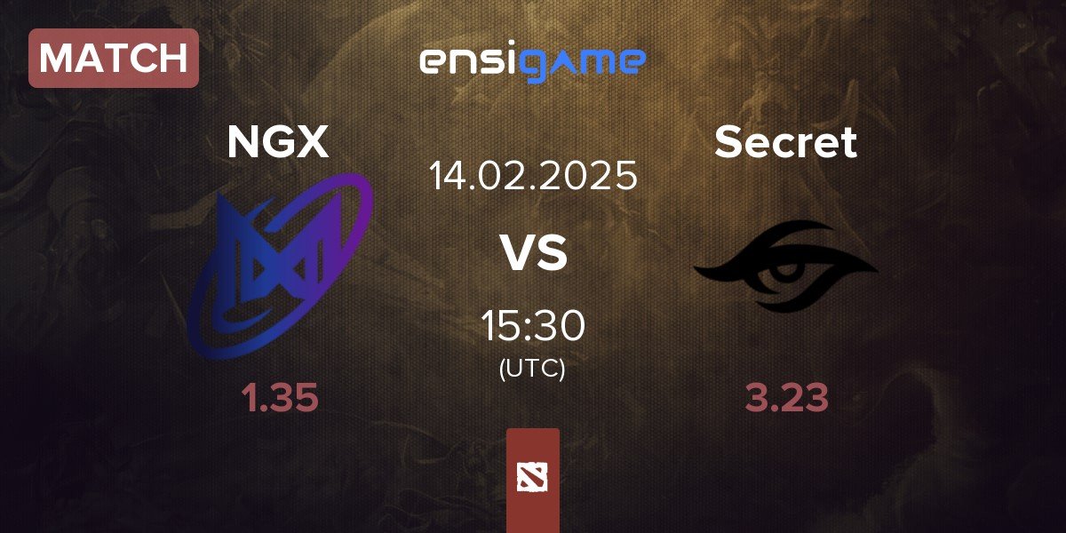 Match Nigma Galaxy NGX vs Team Secret Secret | 14.02