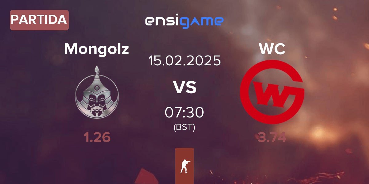 Partida The Mongolz Mongolz vs Wildcard Gaming WC | 15.02