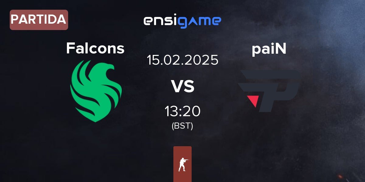 Partida Team Falcons Falcons vs paiN Gaming paiN | 15.02