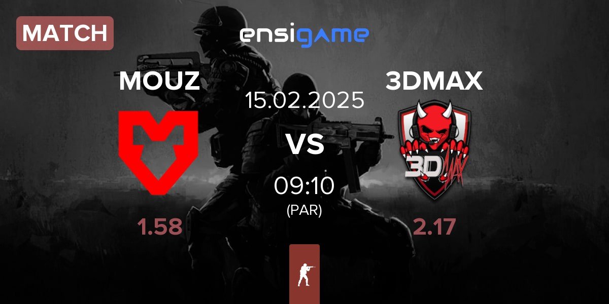 Match MOUZ vs 3DMAX | 15.02