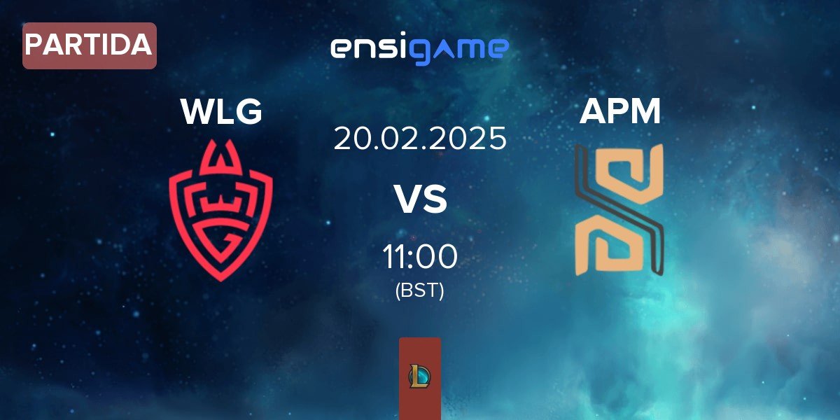 Partida WLGaming Esports WLG vs Actions Per Minute APM | 20.02