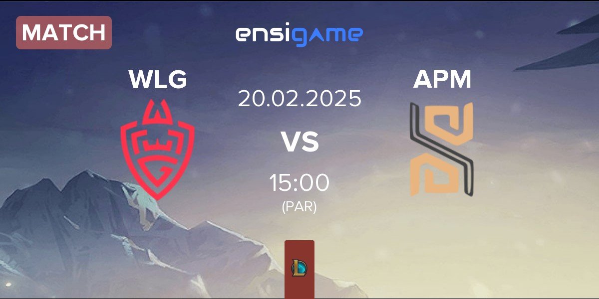 Match WLGaming Esports WLG vs Actions Per Minute APM | 20.02