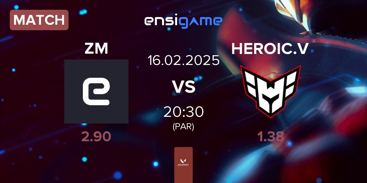 Match Zerance Mint ZM vs HEROIC Valkyries HEROIC.V | 16.02