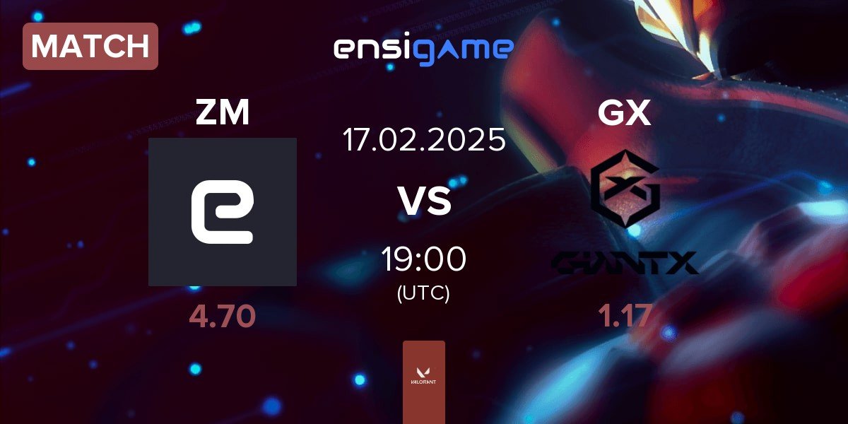 Match Zerance Mint ZM vs GIANTX GC GX | 17.02