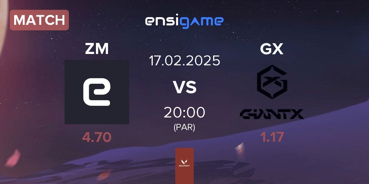 Match Zerance Mint ZM vs GIANTX GC GX | 17.02