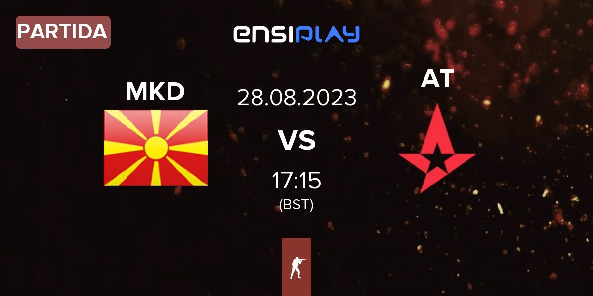 Partida North Macedonia MKD vs Astralis Talent AT | 28.08