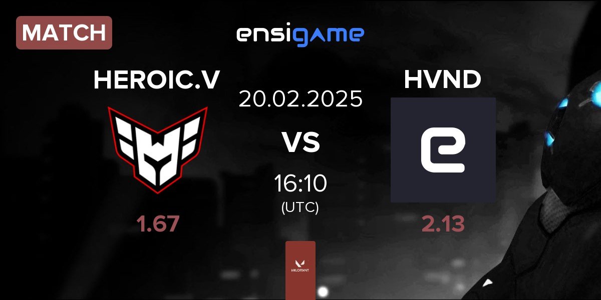 Match HEROIC Valkyries HEROIC.V vs BLVKHVND HVND | 20.02