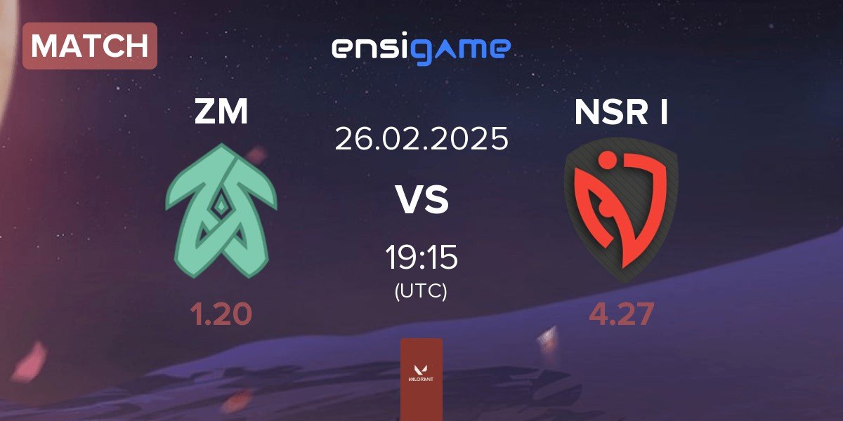 Match Zerance Mint ZM vs NASR Ignite NSR I | 26.02