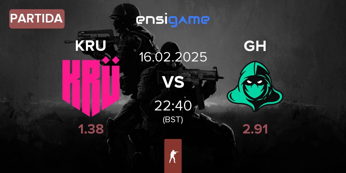 Partida KRU Esport KRU vs GameHunters GH | 16.02