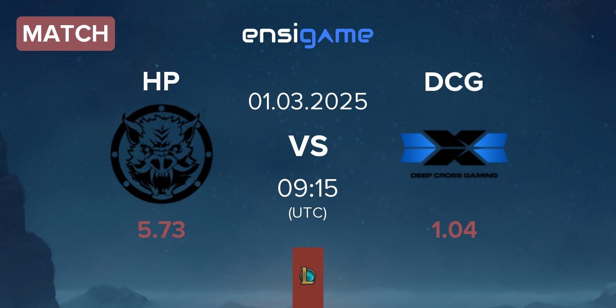 Match HELL PIGS HP vs Deep Cross Gaming DCG | 01.03