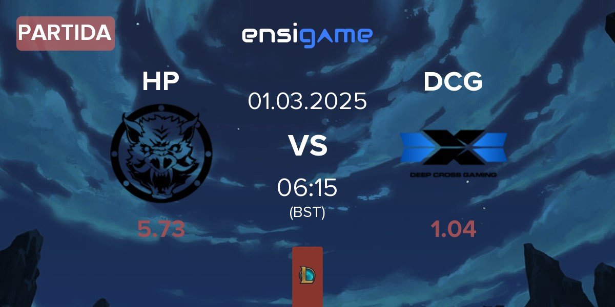 Partida HELL PIGS HP vs Deep Cross Gaming DCG | 01.03