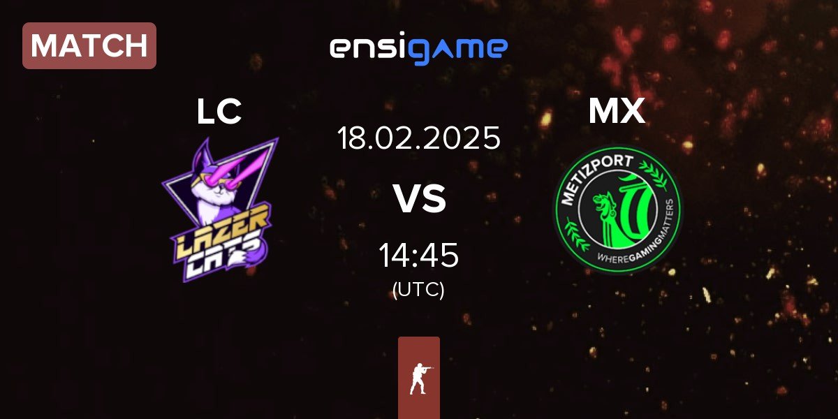 Match Lazer Cats LC vs Metizport X MX | 18.02