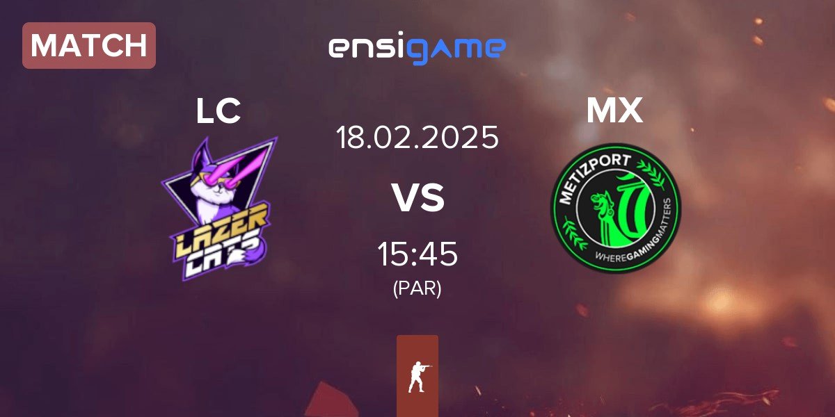 Match Lazer Cats LC vs Metizport X MX | 18.02