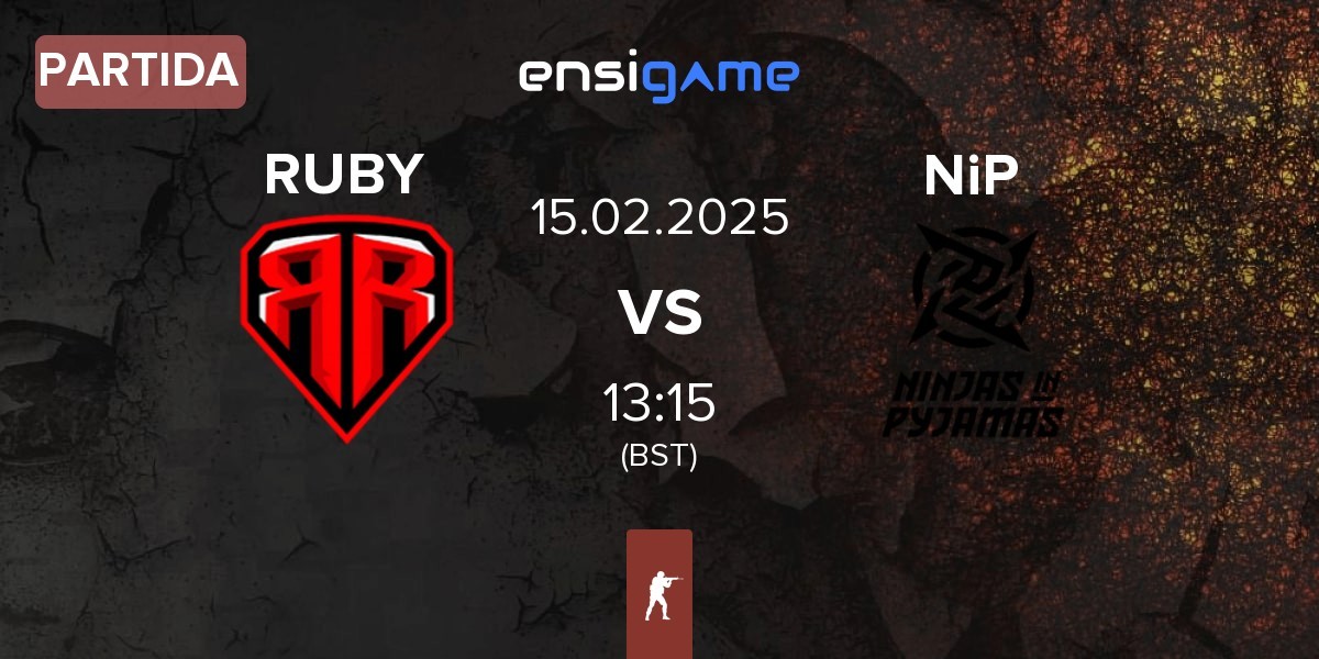 Partida RUBY vs Ninjas in Pyjamas NiP | 15.02