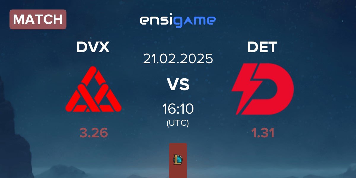 Match Divernex DVX vs Dynamo Eclot Talents DET | 21.02