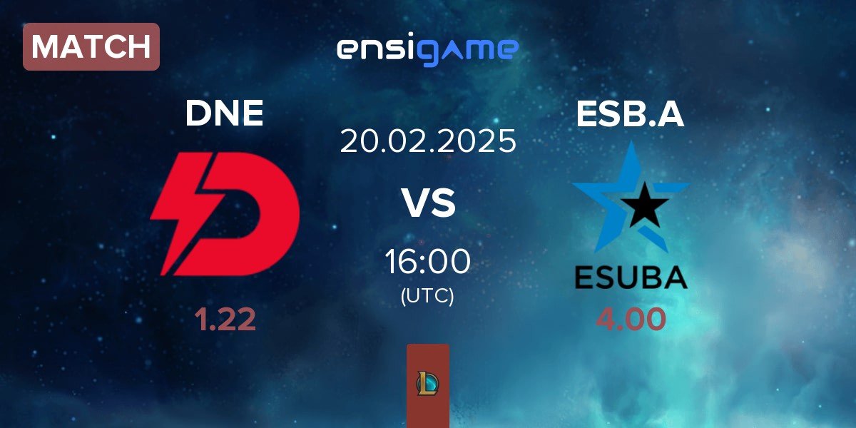 Match Dynamo Eclot DNE vs KIA.eSuba Academy ESB.A | 20.02