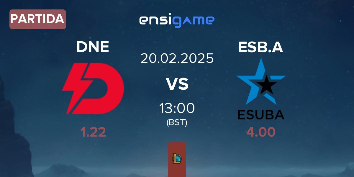 Partida Dynamo Eclot DNE vs KIA.eSuba Academy ESB.A | 20.02