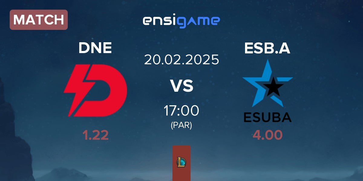 Match Dynamo Eclot DNE vs KIA.eSuba Academy ESB.A | 20.02