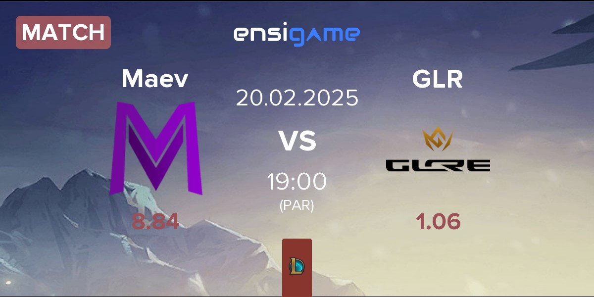 Match Meavedron MVE vs GLORE GLR | 20.02