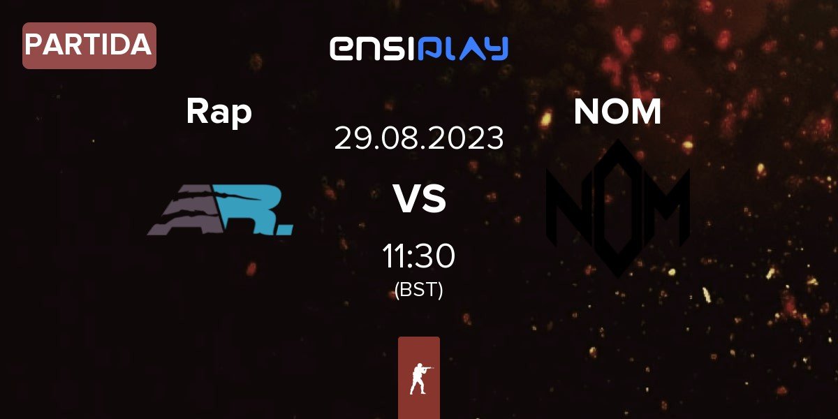 Partida Raptors Esports Club REC vs NOM | 29.08