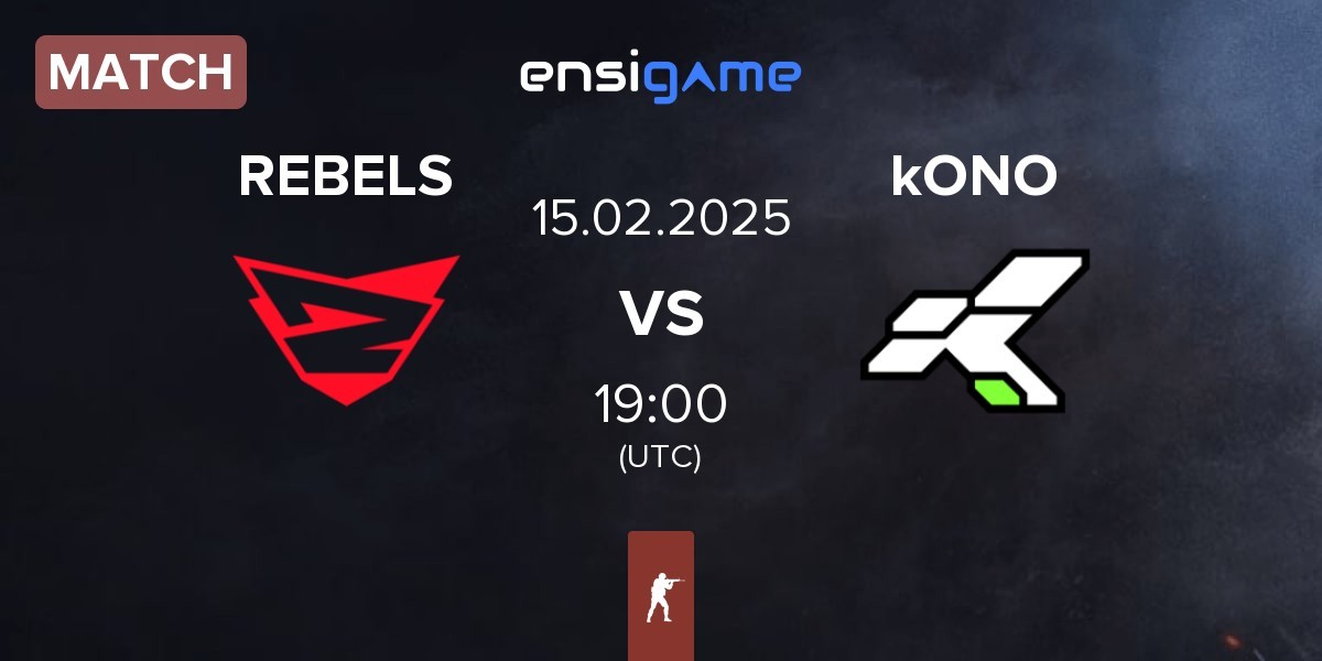 Match Rebels Gaming REBELS vs kONO.ECF kONO | 15.02