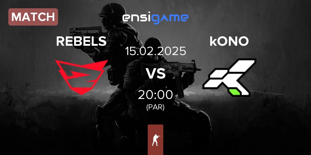 Match Rebels Gaming REBELS vs kONO.ECF kONO | 15.02