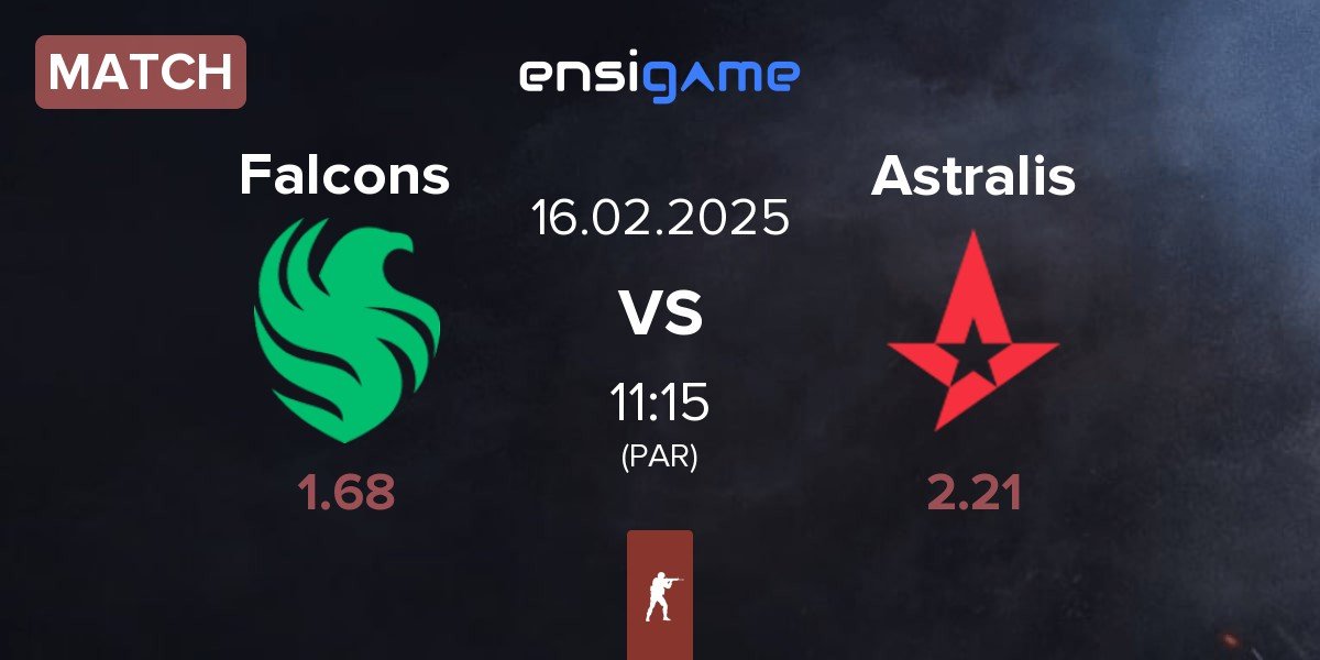 Match Team Falcons Falcons vs Astralis | 16.02