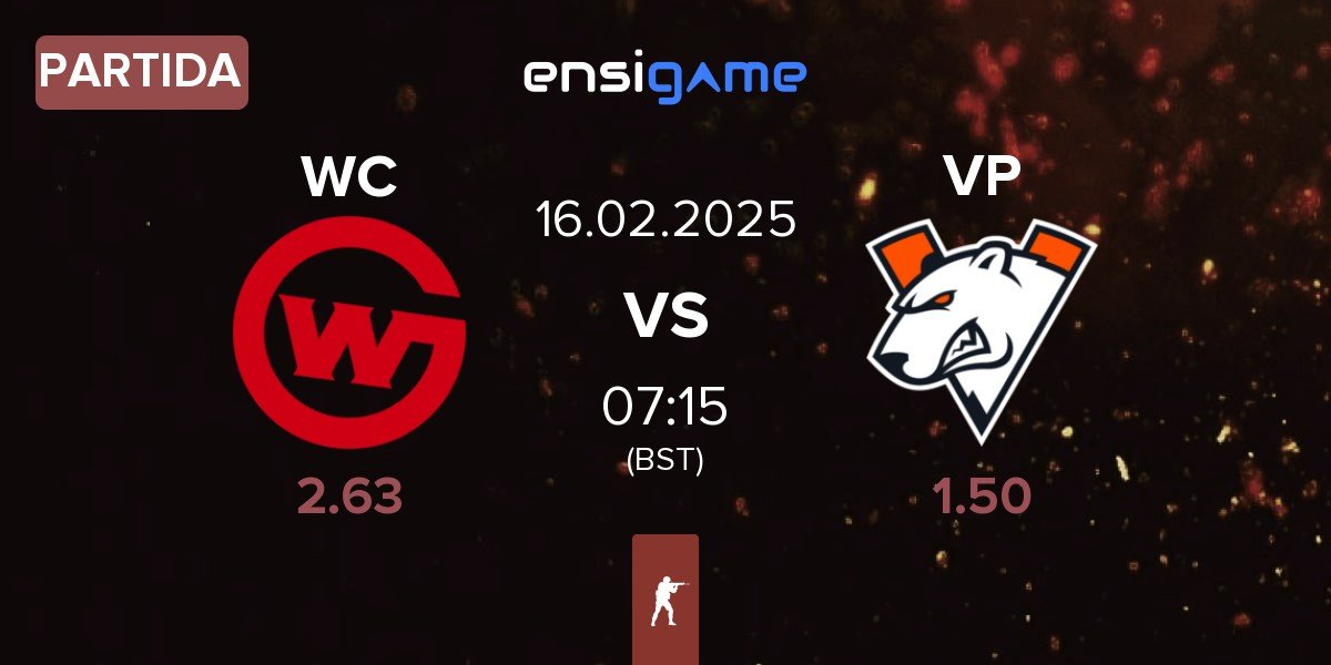 Partida Wildcard Gaming WC vs Virtus.Pro VP | 16.02