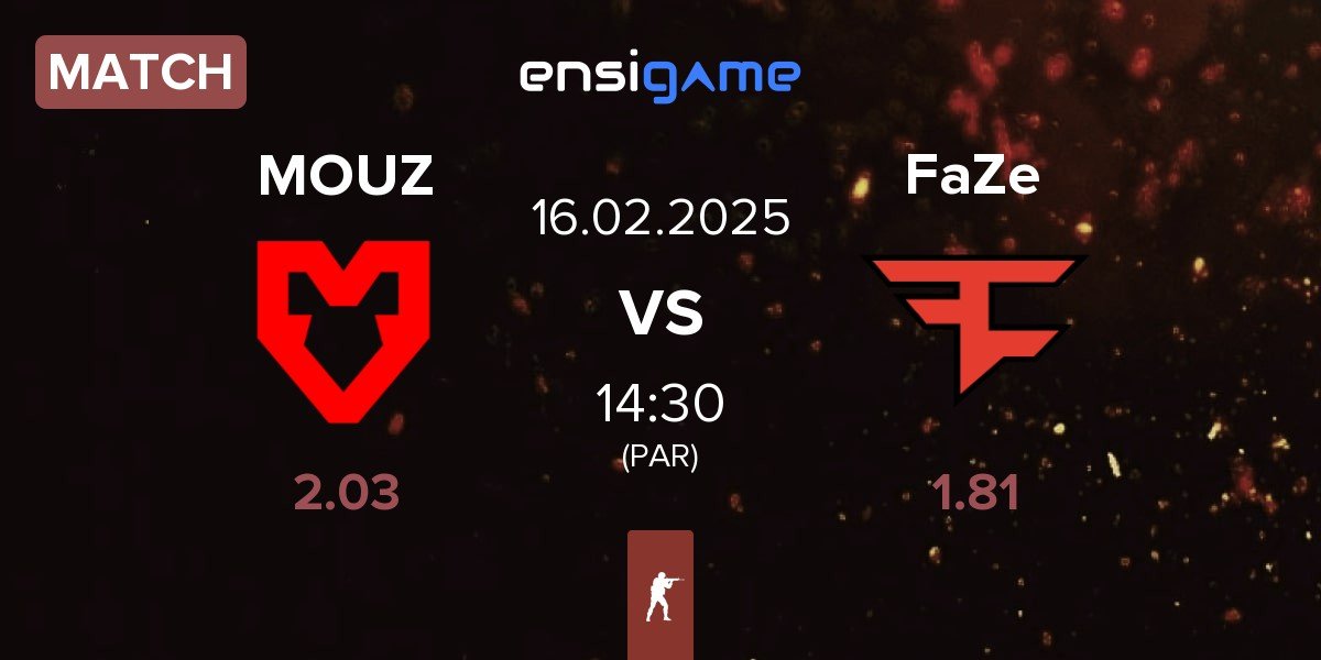 Match MOUZ vs FaZe Clan FaZe | 16.02