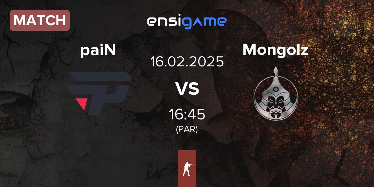 Match paiN Gaming paiN vs The Mongolz Mongolz | 16.02