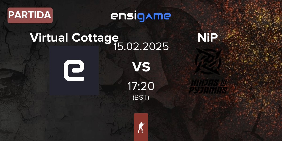 Partida Virtual Cottage VC vs Ninjas in Pyjamas NiP | 15.02