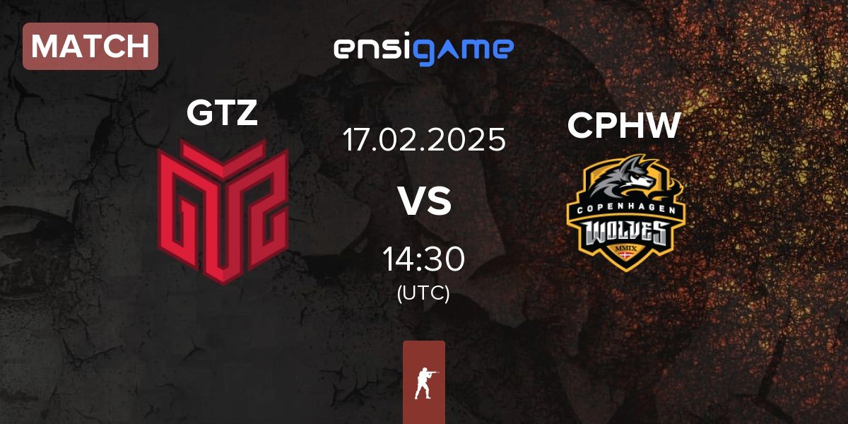 Match GTZ Esports GTZ vs Copenhagen Wolves CPHW | 17.02