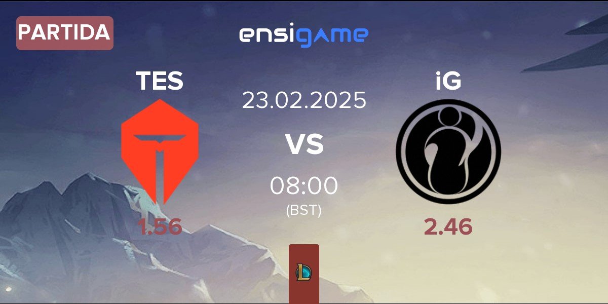 Partida TOP Esports TES vs Invictus Gaming iG | 23.02