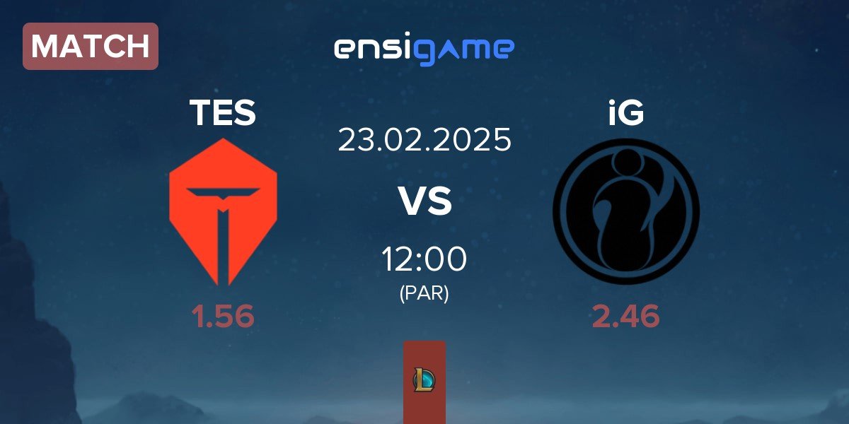 Match TOP Esports TES vs Invictus Gaming iG | 23.02