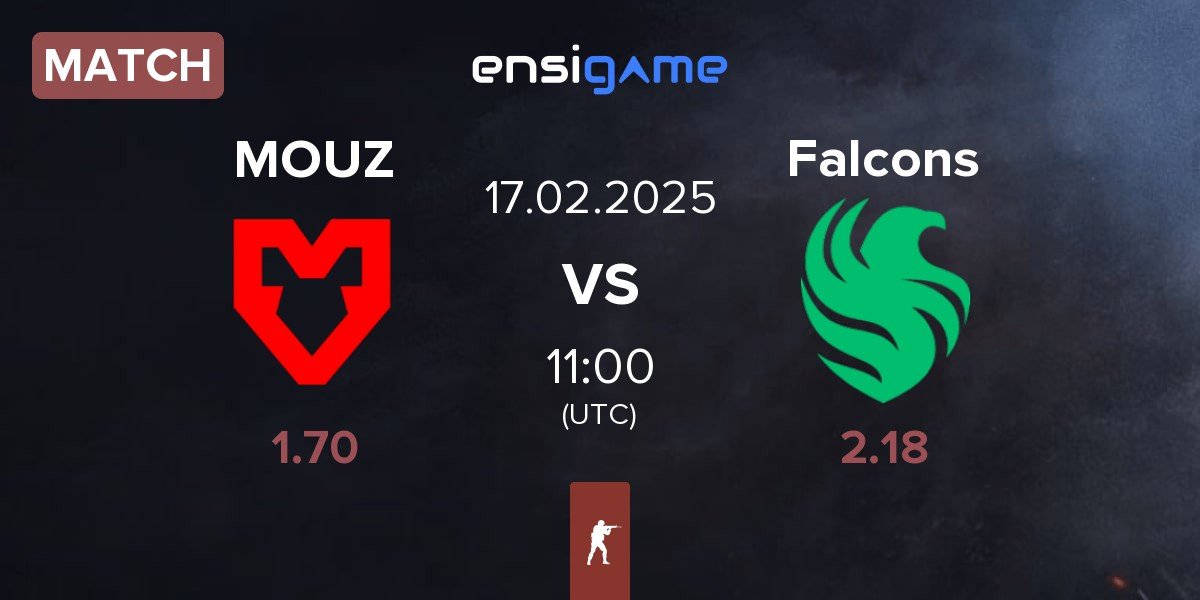 Match MOUZ vs Team Falcons Falcons | 17.02