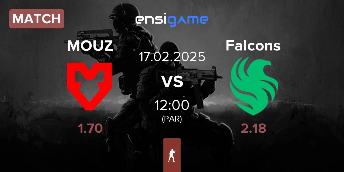 Match MOUZ vs Team Falcons Falcons | 17.02