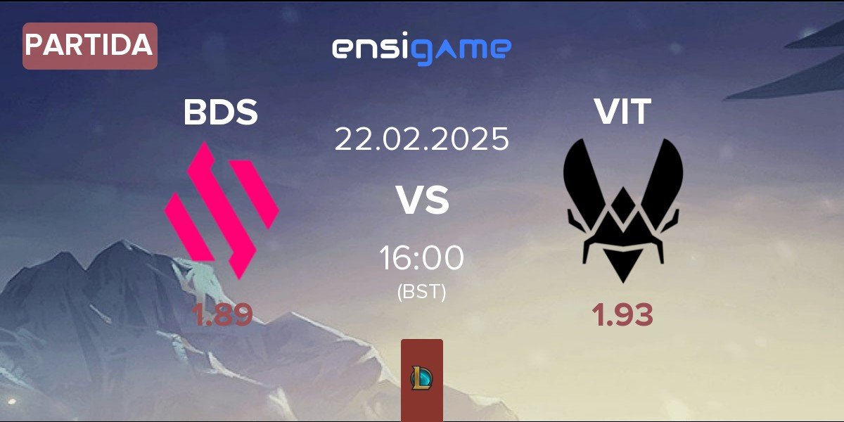 Partida Team BDS BDS vs Team Vitality VIT | 22.02