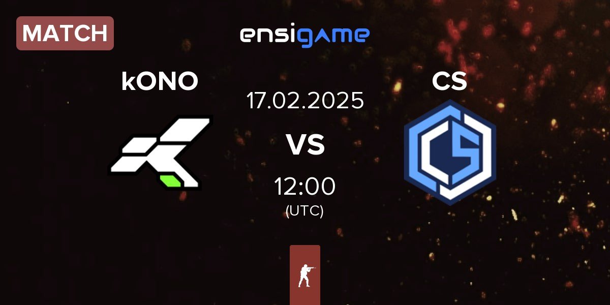 Match kONO.ECF kONO vs CYBERSHOKE Esports CS | 17.02